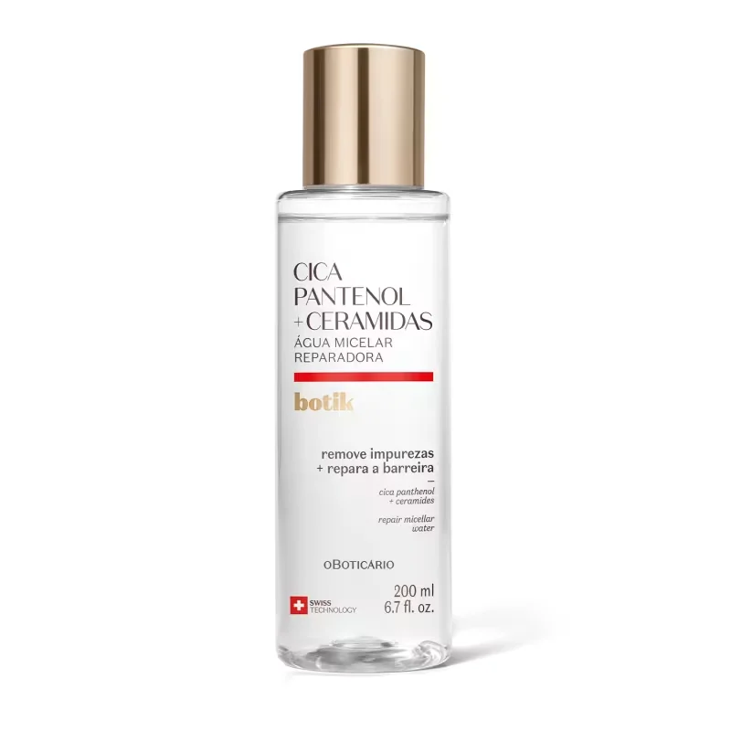 Água Micelar Reparadora Botik Cica Pantenol E Ceramidas 200ml