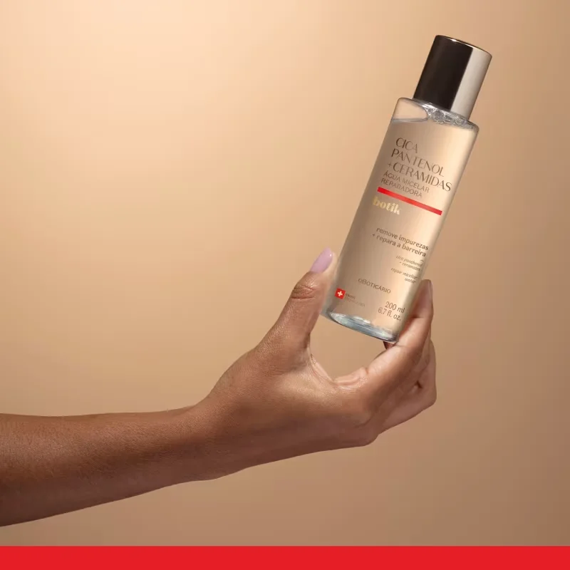 Água Micelar Reparadora Botik Cica Pantenol E Ceramidas 200ml