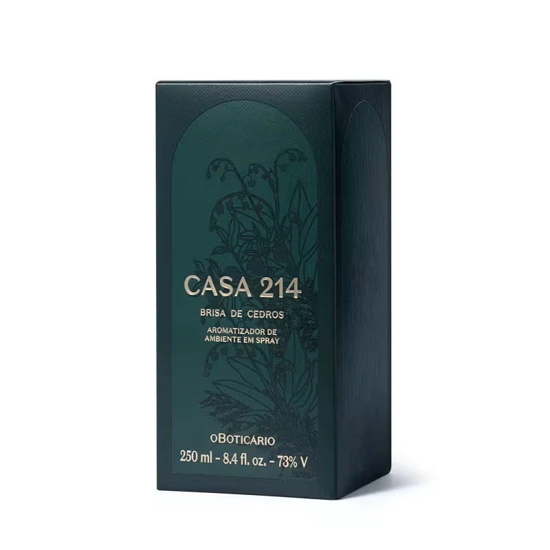 Aromatizador de Ambiente em Spray Casa 214 Brisa de Cedros 250ml