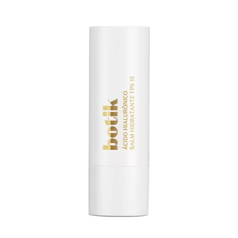 Balm Labial Hidratante Botik Ácido Hialurônico FPS 15 3,2g
