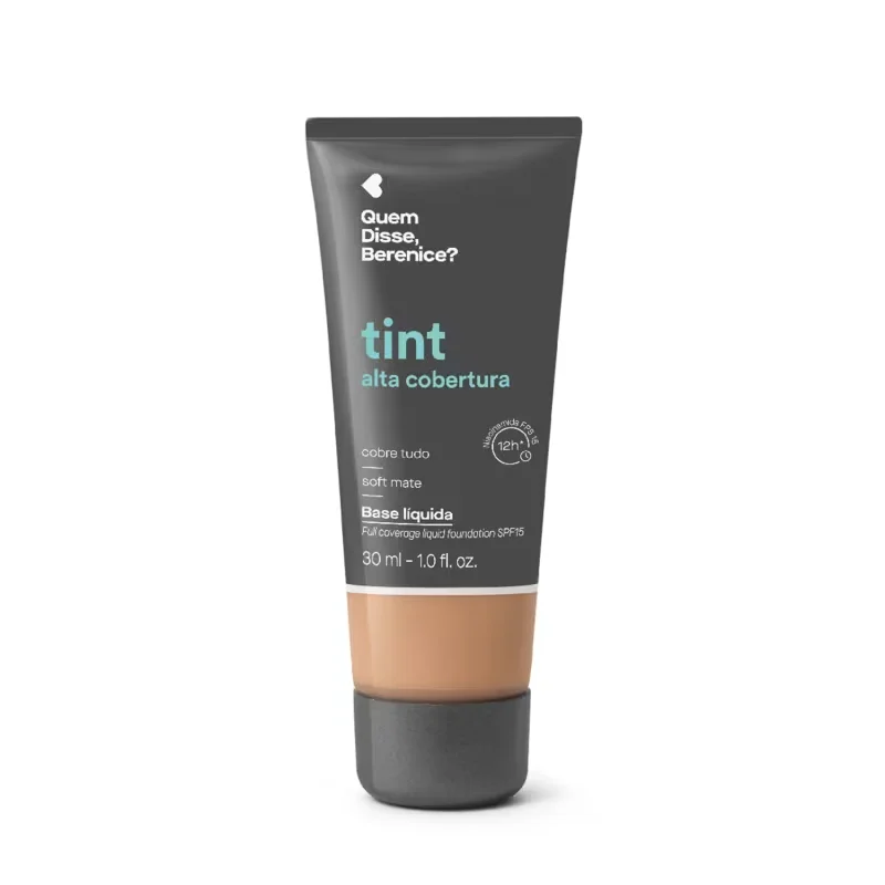 Base Líquida Tint Alta Cobertura Cor 220O Quem Disse, Berenice? 30ml