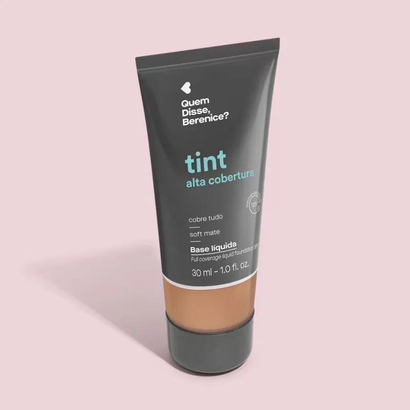 Base Líquida Tint Alta Cobertura Cor 220O Quem Disse, Berenice? 30ml