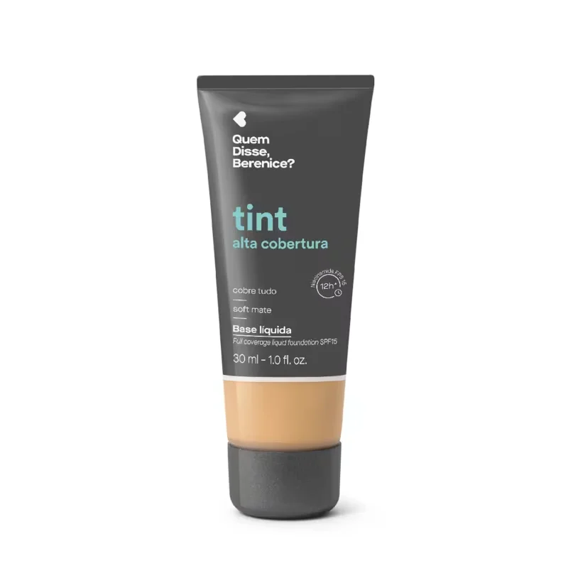 Base Líquida Tint Alta Cobertura Cor 230Q Quem Disse, Berenice? 30ml