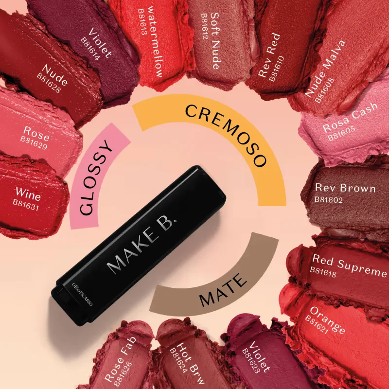 Batom Cremoso Vermelho Watermelon Make B. 3,6g