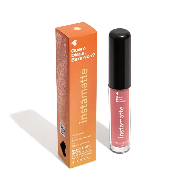 Batom Líquido Rosé Rosetali Instamatte Quem Disse Berenice? 4ml