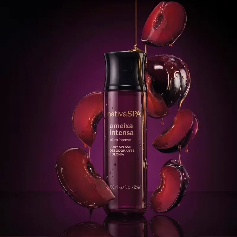 Body Splash Desodorante Colônia Nativa Spa Ameixa Intensa 200ml
