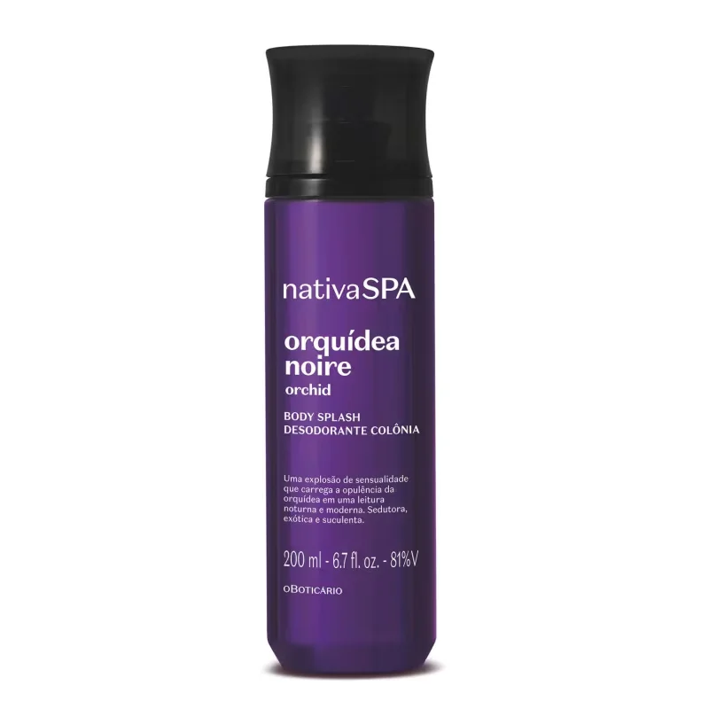 Body Splash Nativa Spa Orquídea Noire 200ml