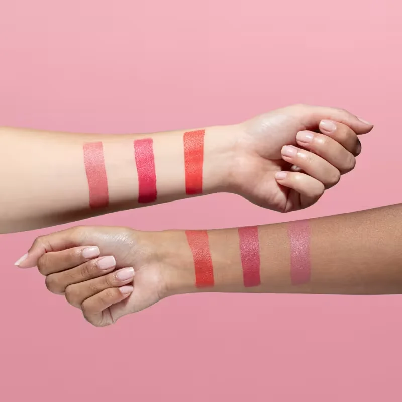 Combo Arraso Intense: Batom Rosa 3,6g + Batom Vermelho 3,6g + Batom Pink 3,6g