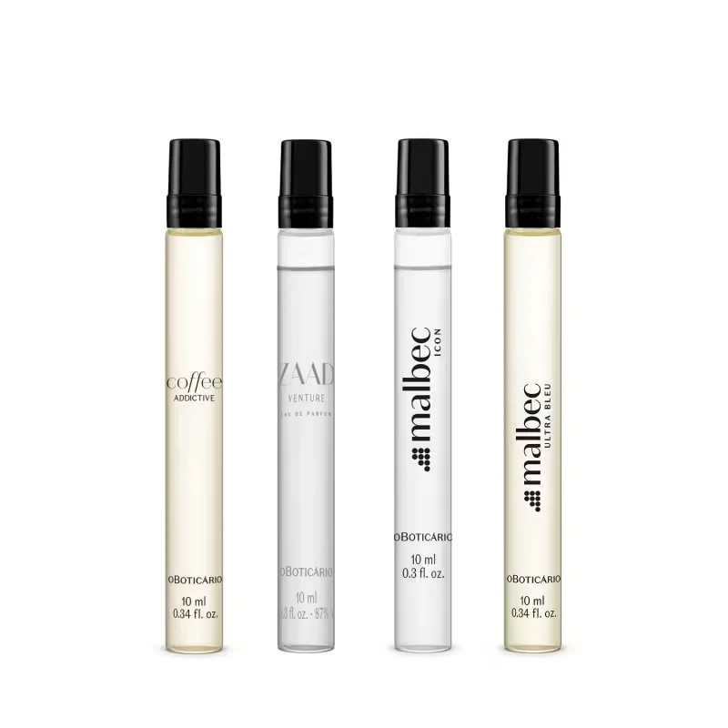 Combo Coleção Mini Perfumaria Masculina (4 itens)