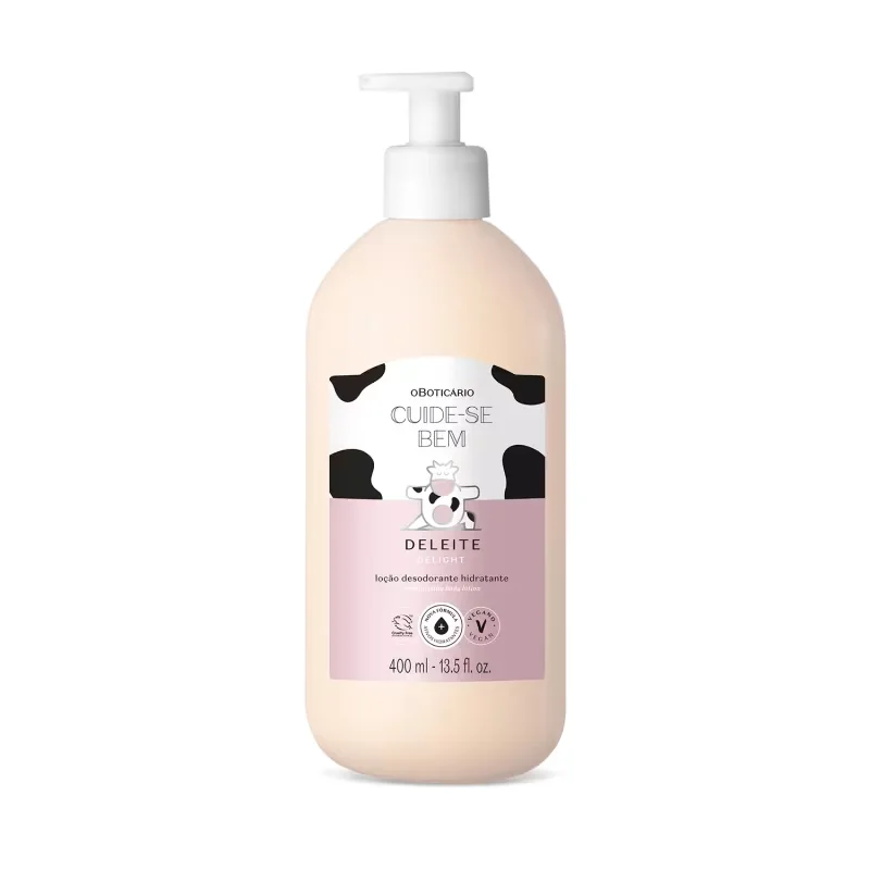 Combo Cuide-se Bem Deleite: Loção Corporal 400ml + Refil 350ml