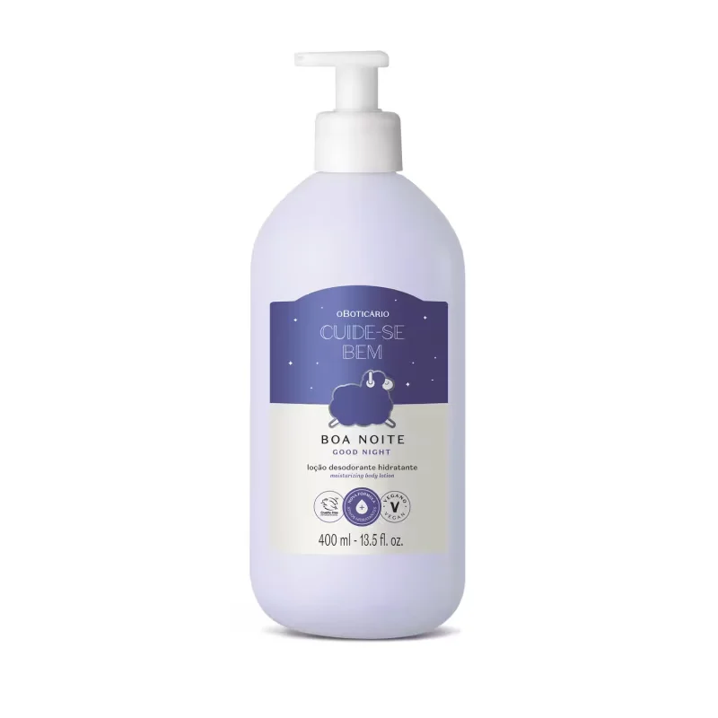 Combo Cuide-se Bem: Loção Corporal Boa Noite 400ml + Refil Deleite 350ml
