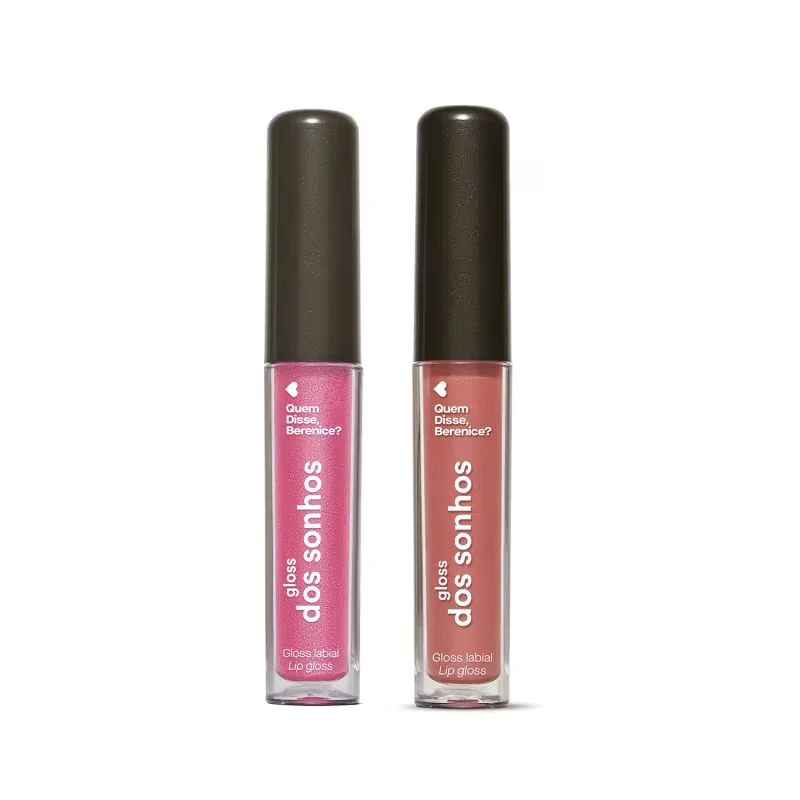 Combo Gloss Dos Sonhos Quem Disse, Berenice?: Rosa Rosadex 4ml + Nude Malvalex 4ml