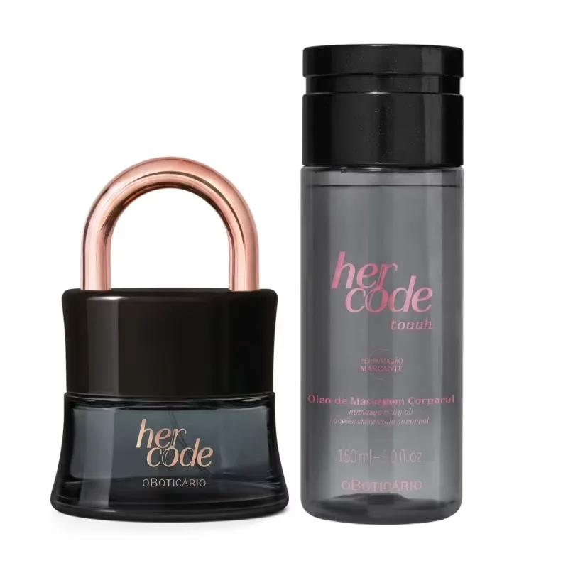 Combo Her Code: Eau de Parfum 50ml + Óleo De Massagem Corporal Touch 150ml