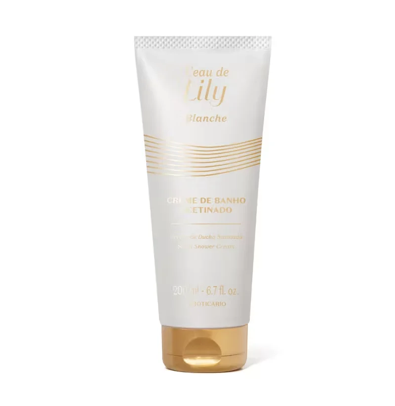 Combo L’eau de Lily Blanche: Desodorante Colônia 75ml + Creme de banho Acetinado Corporal 200ml