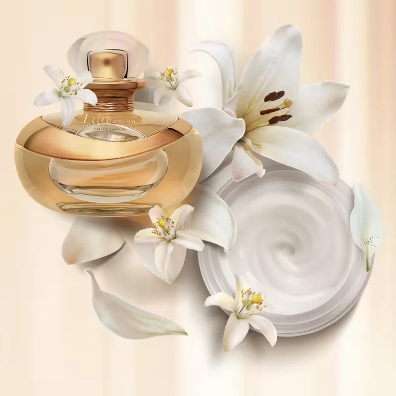 Combo Lily Lumière: Eau De Parfum 75ml + Creme Acetinado Hidratante Desodorante Corporal 250g