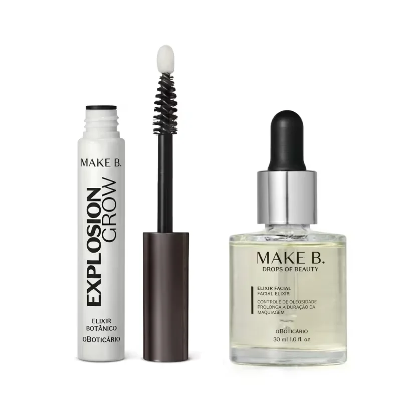 Combo Make B.: Sérum Explosion Grow 5g + Elixir Facial Drops of Beauty 30ml