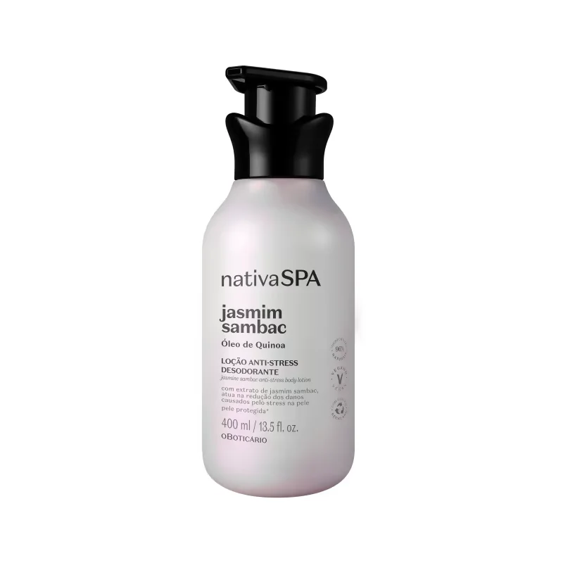 Combo Nativa SPA Jasmim Sambac: Loção Corporal 400ml + Refil 400ml