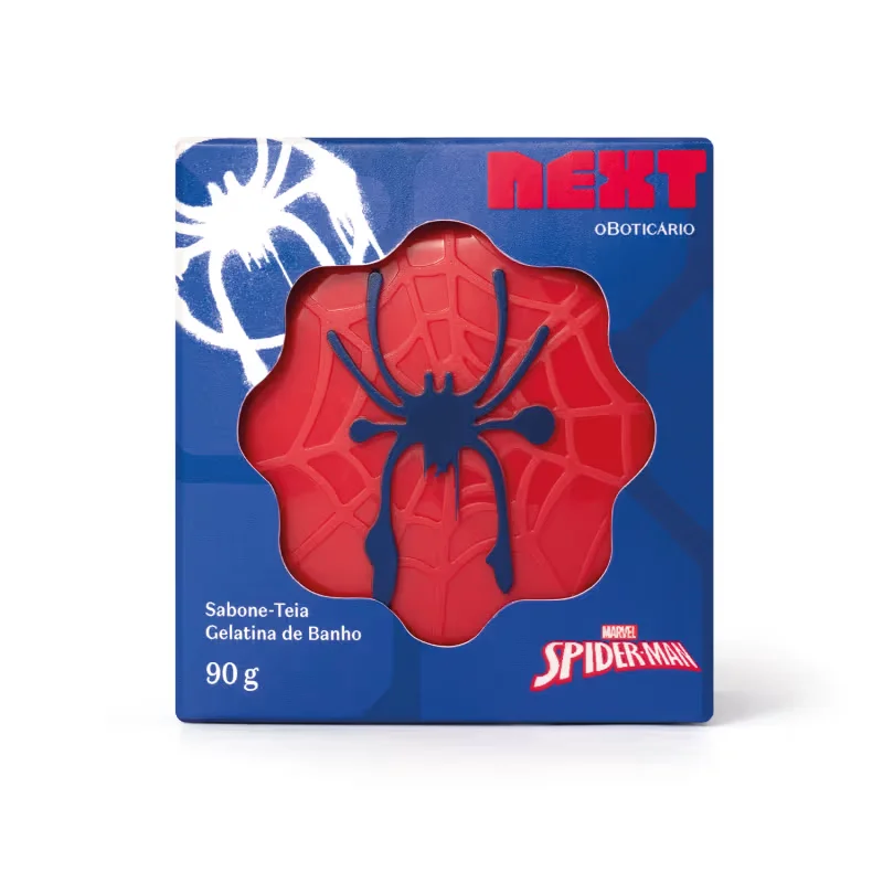 Combo Next Spider Man: Colônia Infantil 75ml + Sabone-Teia 90g + Nécessarie