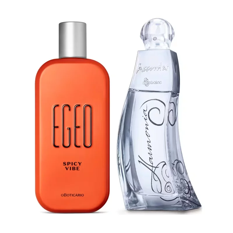 Combo Perfumaria O Boticário : Accordes Harmonia 80ml + Egeo Spicy Vibe 90ml
