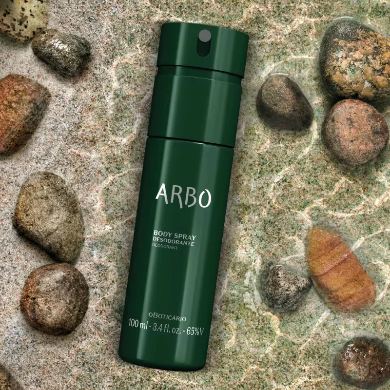 Combo Presente Arbo Forest: Desodorante Colônia 100ml + Body Spray 100ml + Caixa de Presente