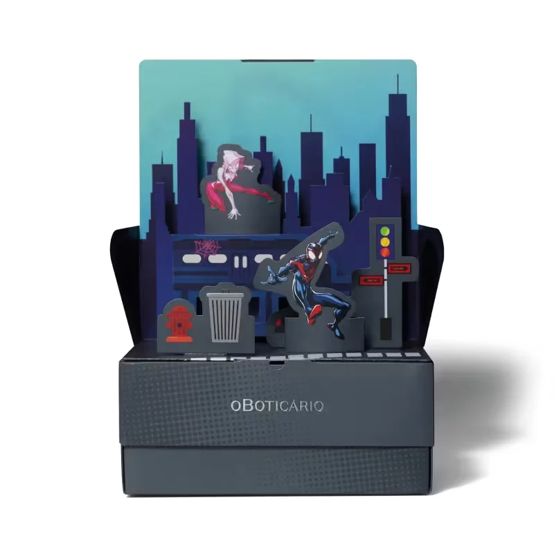 Combo Presente Dia das Crianças Next Spider-Man: Colônia Infantil 75ml + Nécessarie + Caixa de Presente