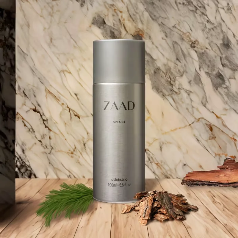 Combo Presente Zaad: Body Splash Desodorante Colônia 200ml + Desodorante Antitranspirante Aerossol 75g/125ml