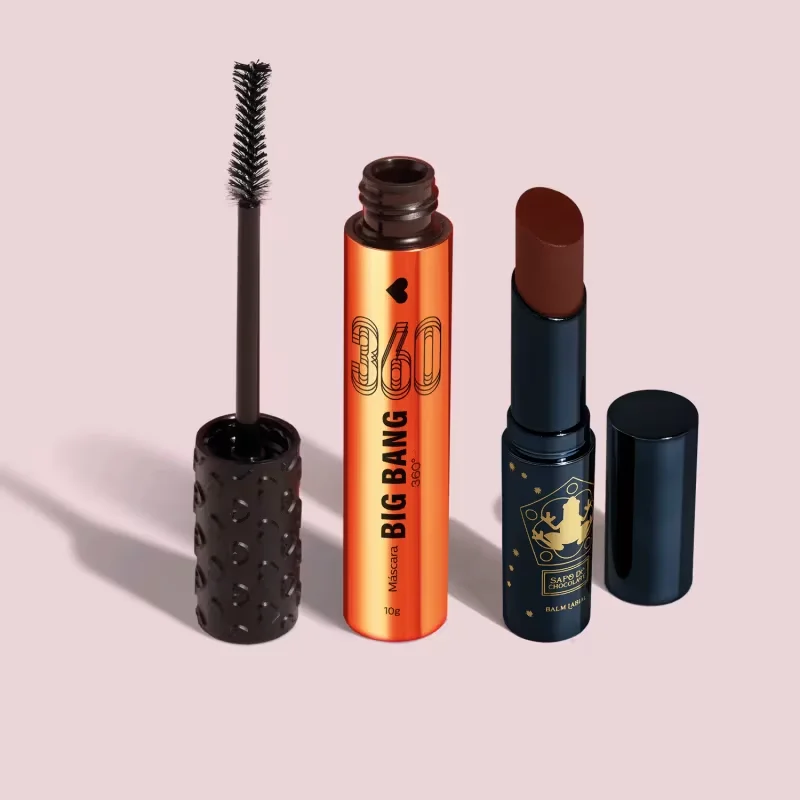 Combo Quem Disse, Berenice?: Balm Labial Marrom Harry Potter 3,2g + Máscara de Cílios Big Bang10g