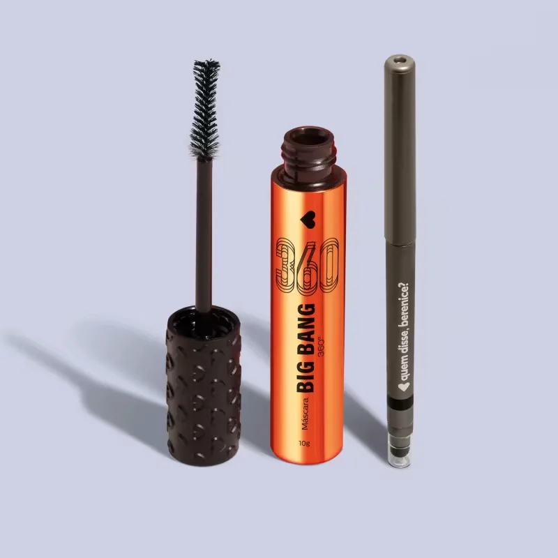 Combo Quem Disse, Berenice?: Máscara de Cílios10g + Lápis Esfumador Pretô 1,2g