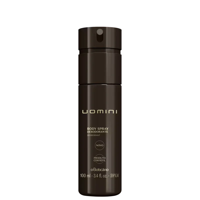 Combo Uomini: Black Desodorante Colônia 100ml + Body Spray 100ml
