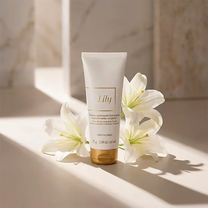 Creme Acetinado Hidratante Desodorante Corporal Lily 75g