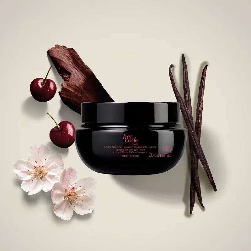 Creme Aveludado Hidratante Desodorante Corporal Her Code Touch 200g