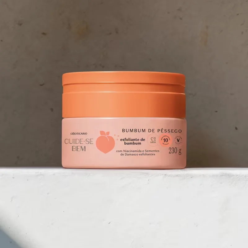 Creme Esfoliante de Bumbum Cuide-se Bem Bumbum de Pêssego 230g