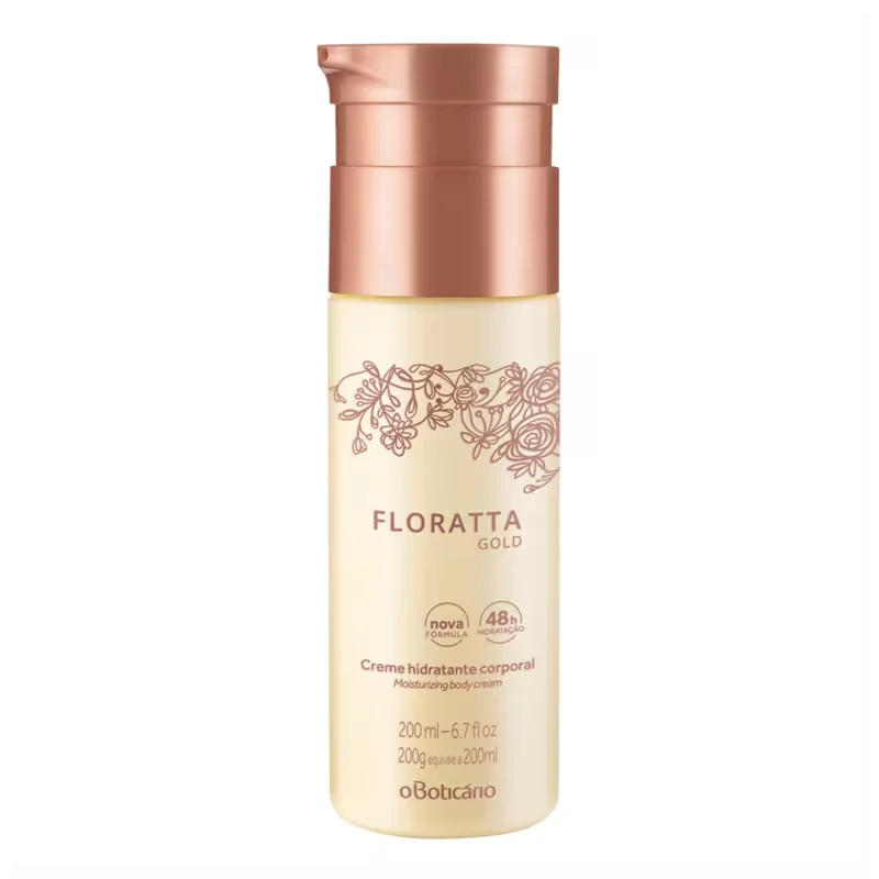 Creme Hidratante Desodorante Corporal Floratta Gold 200ml