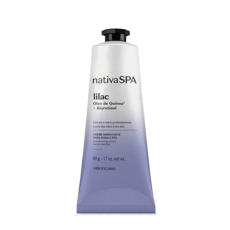 Creme Hidratante Para Mãos e Pés Nativa Spa Lilac 50g