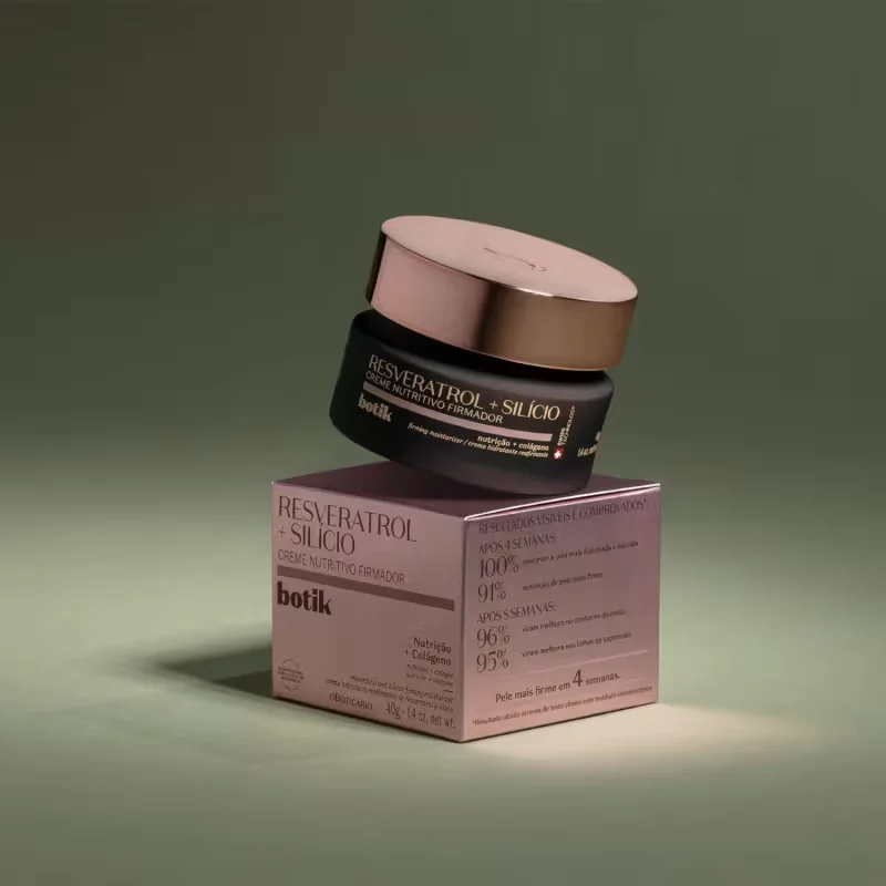 Creme Nutritivo Firmador Botik Resveratrol E Silício 40g