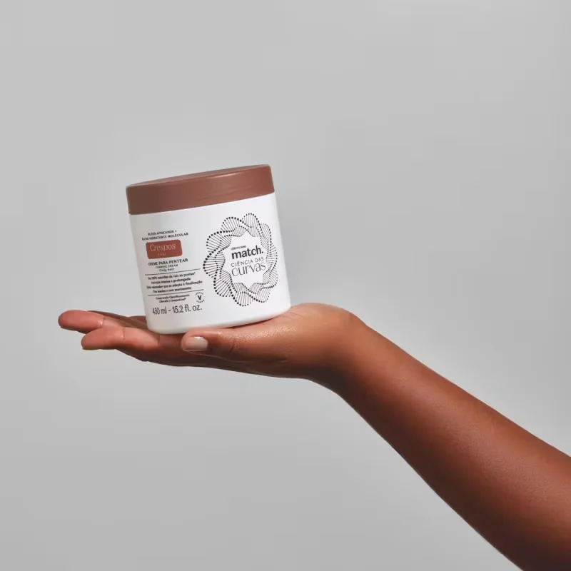 Creme Para Pentear Match Ciência das Curvas Crespos 450ml