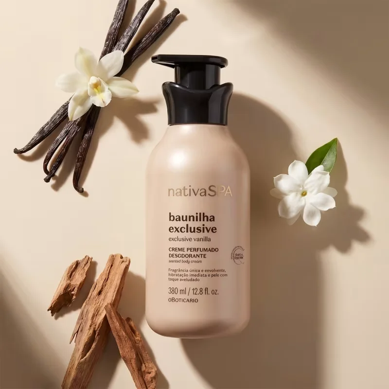 Creme Perfumado Desodorante Corporal Baunilha Exclusive 380ml