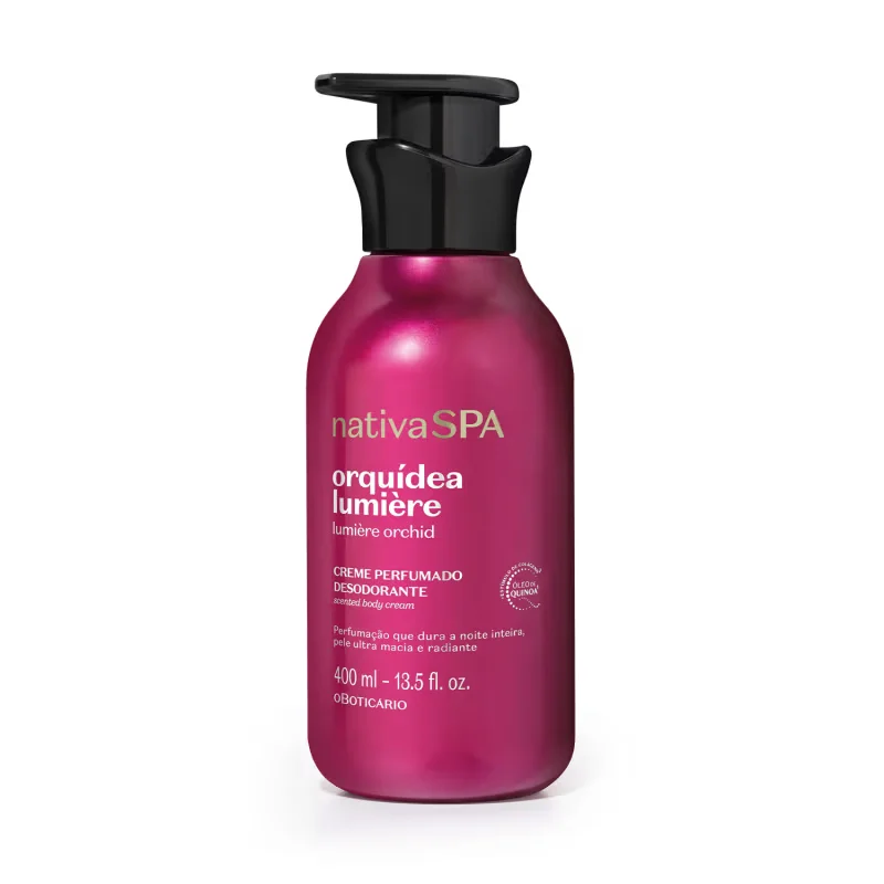 Creme Perfumado Desodorante Nativa SPA Orquídea Lumière 400ml