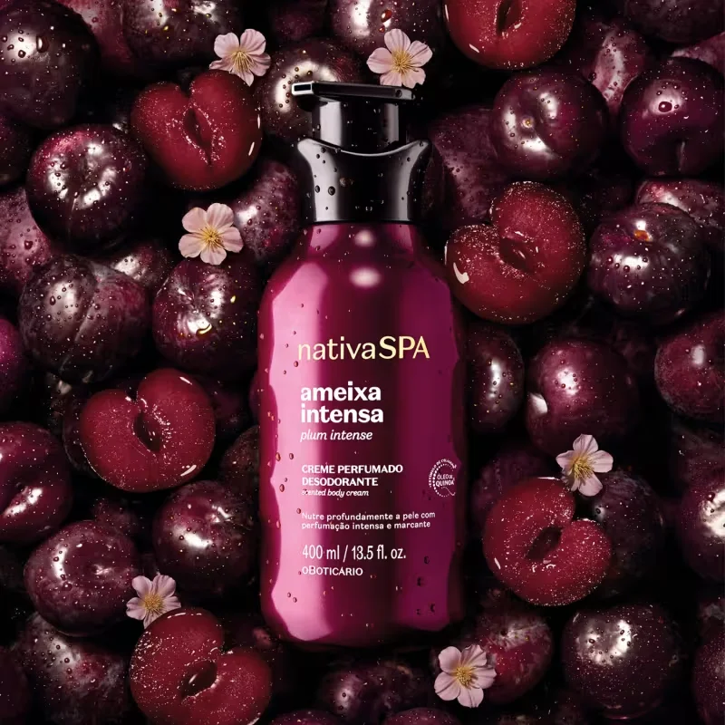 Creme Perfumado Hidratante Corporal Nativa Spa Ameixa Intensa 400ml