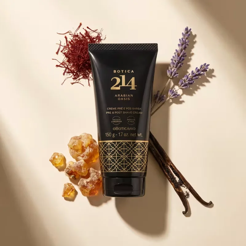Creme Pré E Pós Barba Botica 214 Arabian Oasis 150g