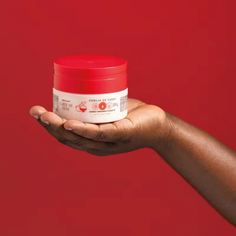 Creme Relaxante Corporal Cuide-se Bem Cereja De Fases 200g
