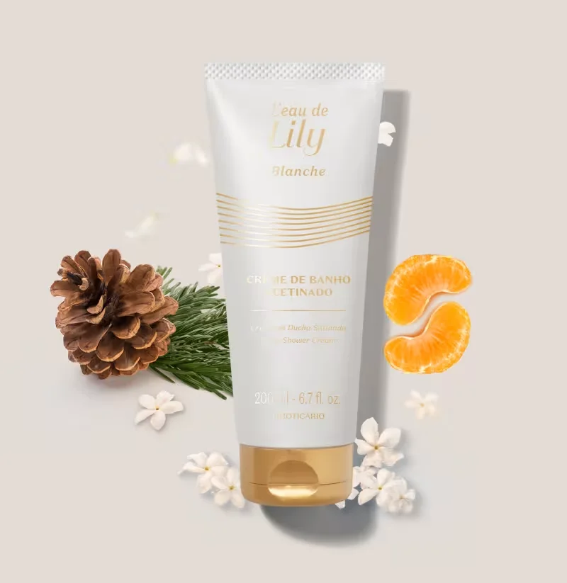 Creme de banho Acetinado Corporal L’eau de Lily Blanche 200ml
