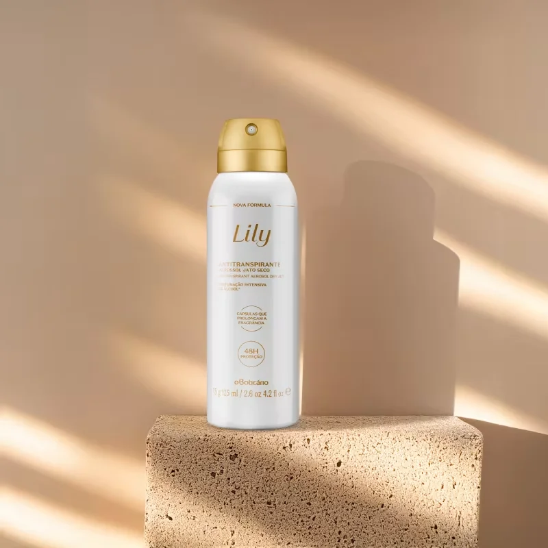 Desodorante Antitranspirante Aerosol Lily 75g/125ml