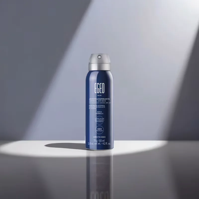 Desodorante Antitranspirante Aerossol Egeo Blue 75g/125ml