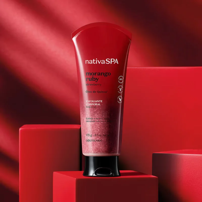 Esfoliante Corporal Nativa SPA Morango Ruby 175g