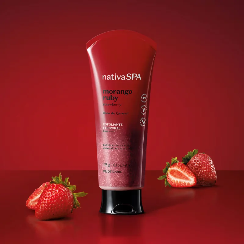 Esfoliante Corporal Nativa SPA Morango Ruby 175g