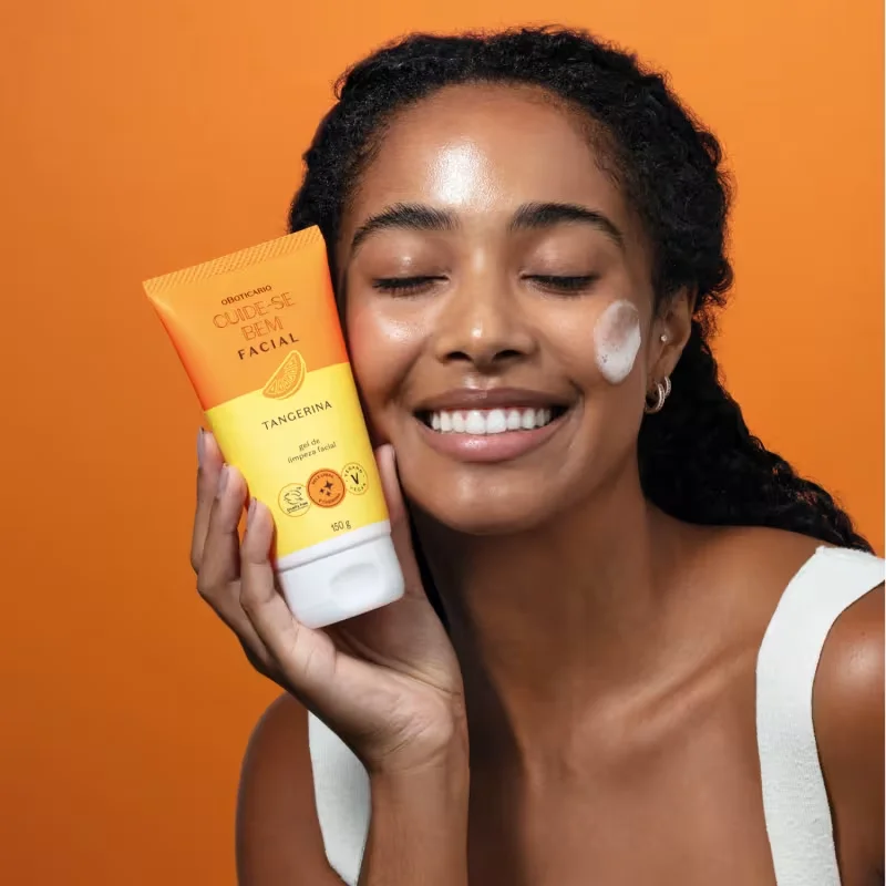 Gel de Limpeza Facial Cuide-se Bem Feira Tangerina 150g