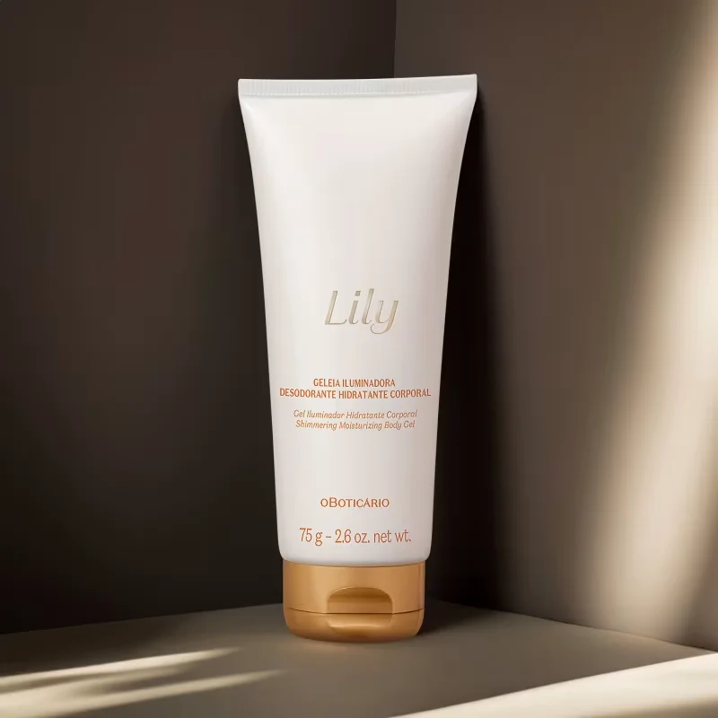 Geléia Iluminadora Desodorante Hidratante Corporal Lily 75g
