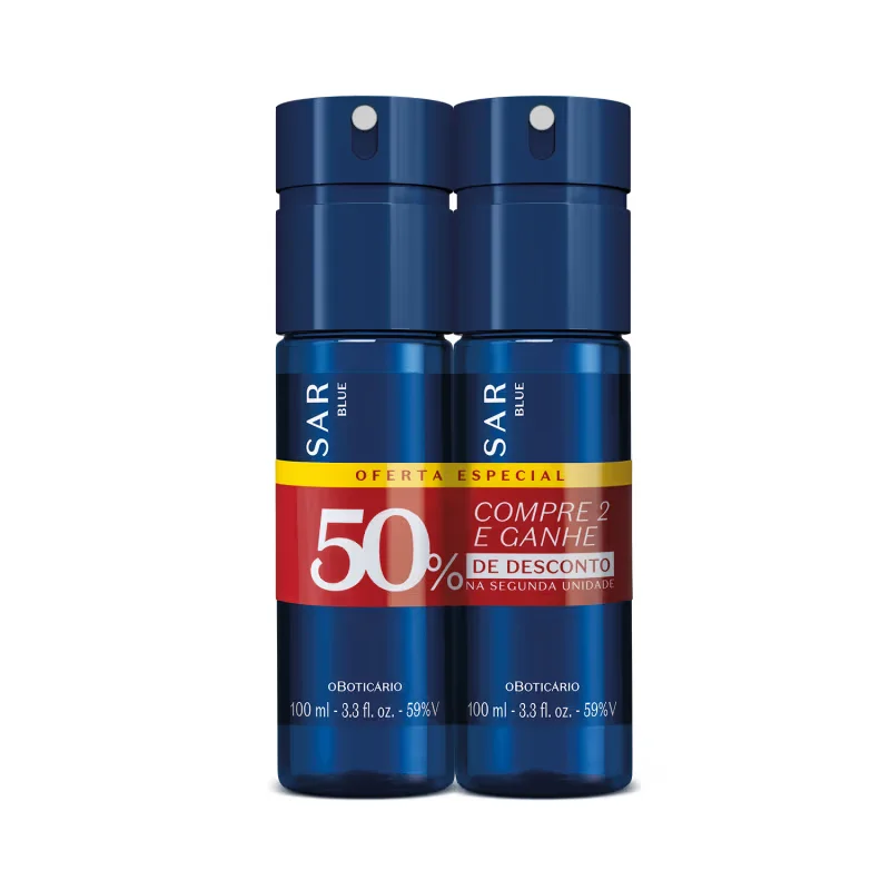 Kit Body Spray Quasar Blue 100ml (2 itens)