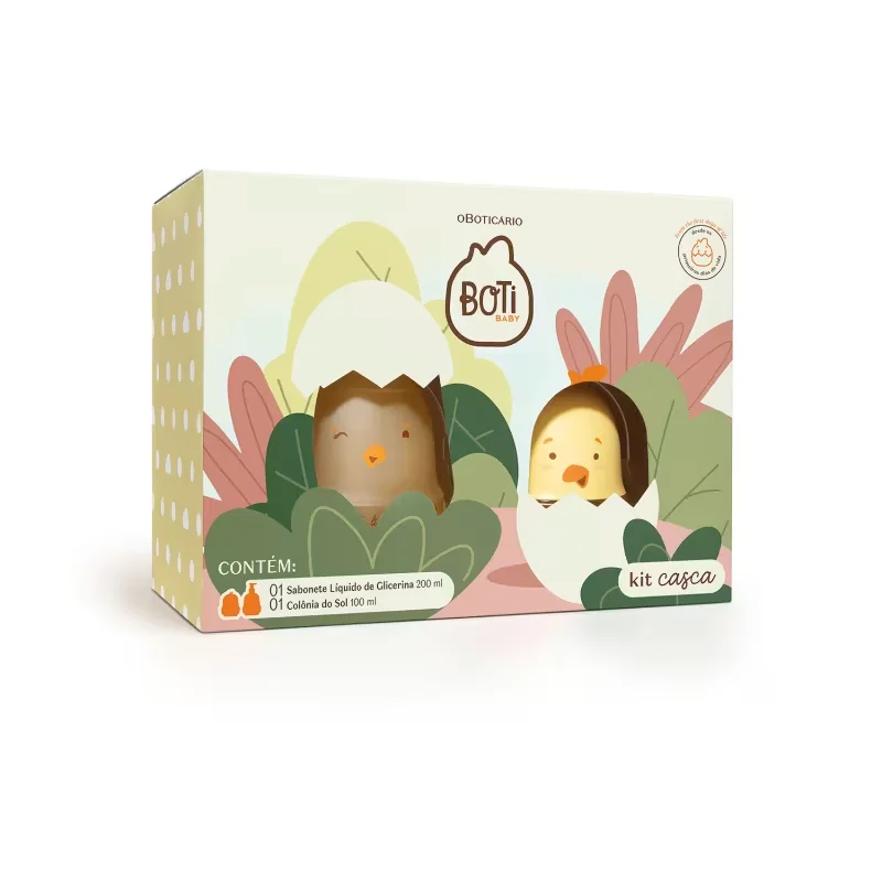 Kit Boti Baby Casca (2 itens)